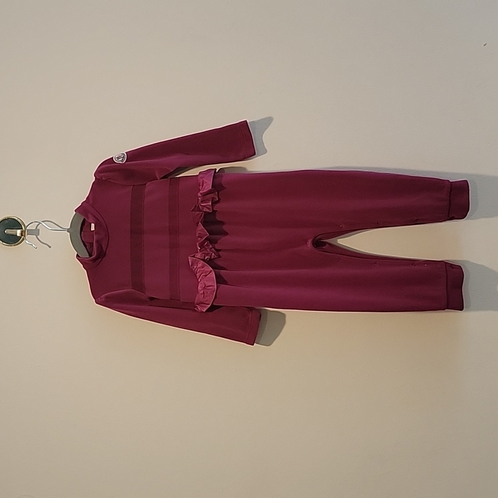 Moncler Jacket Material Jumpsuit for Baby Girl size 18/24 mesi 86cm fuscia